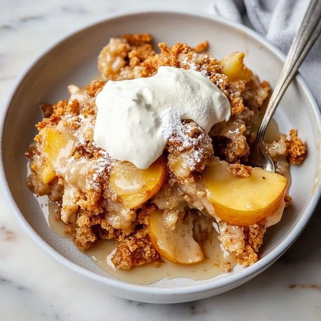 Recipe preparation for apple crisp recipe