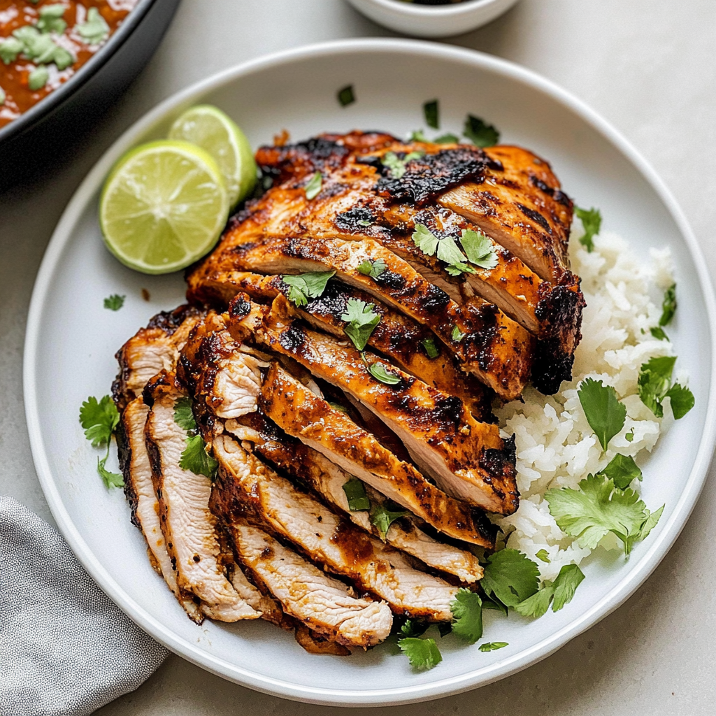 Recipe preparation for Chipotle Chicken Thighs