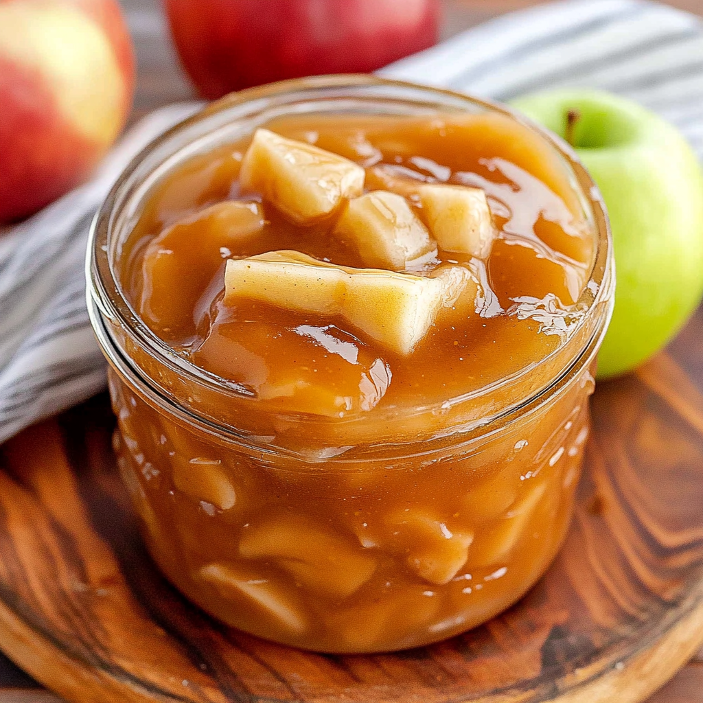 Recipe preparation for homemade apple pie filling