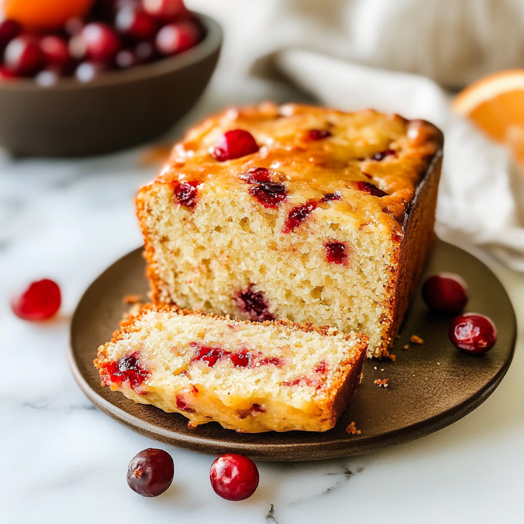 Recipe preparation for Orange Cranberry Bread