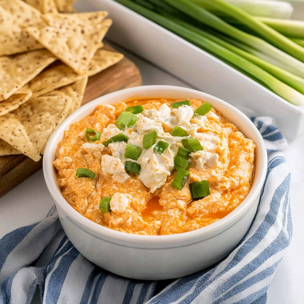 Recipe preparation for crockpot buffalo chicken dip