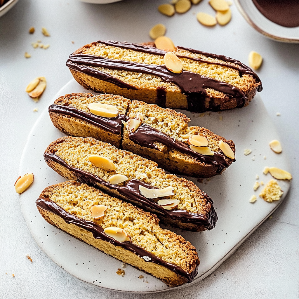 Recipe preparation for Almond Biscotti