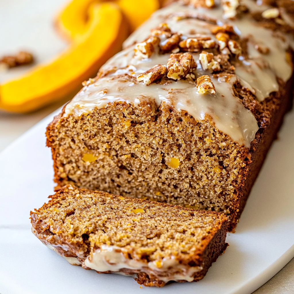 Recipe preparation for Butternut Squash Bread