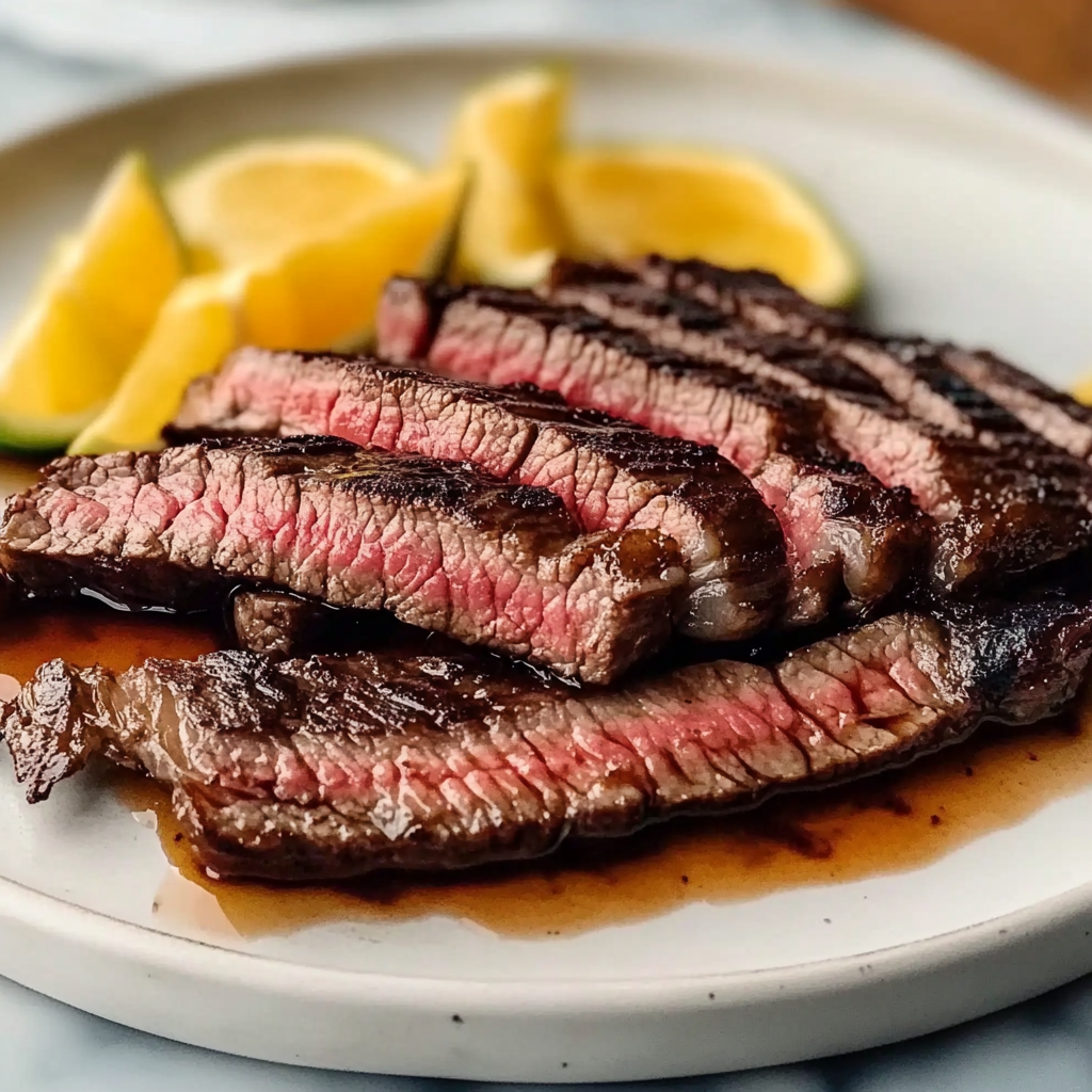 Recipe preparation for Flank Steak Marinade