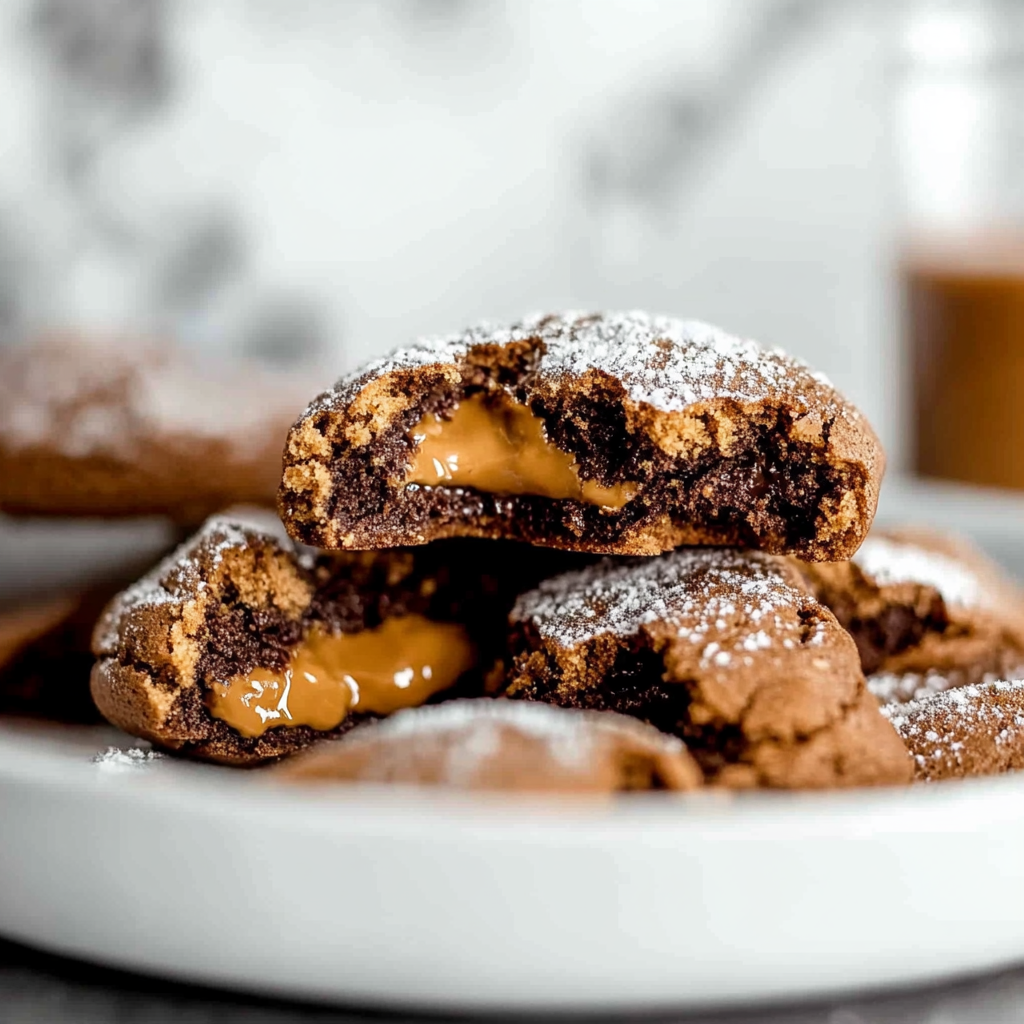 Recipe preparation for Rolo Cookies