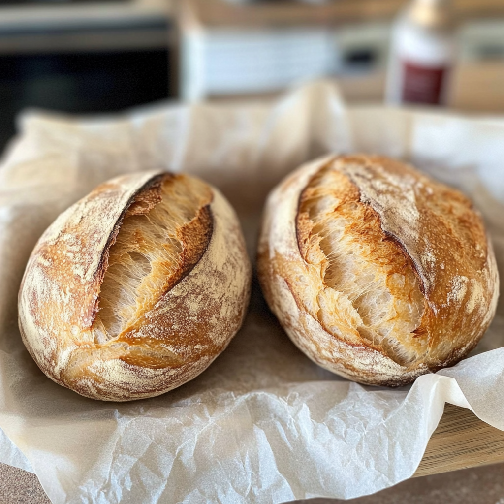 Recipe preparation for mini sourdough loaves
