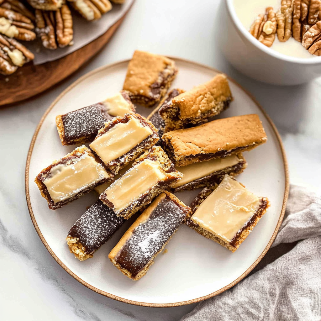 Recipe preparation for Pecan Shortbread