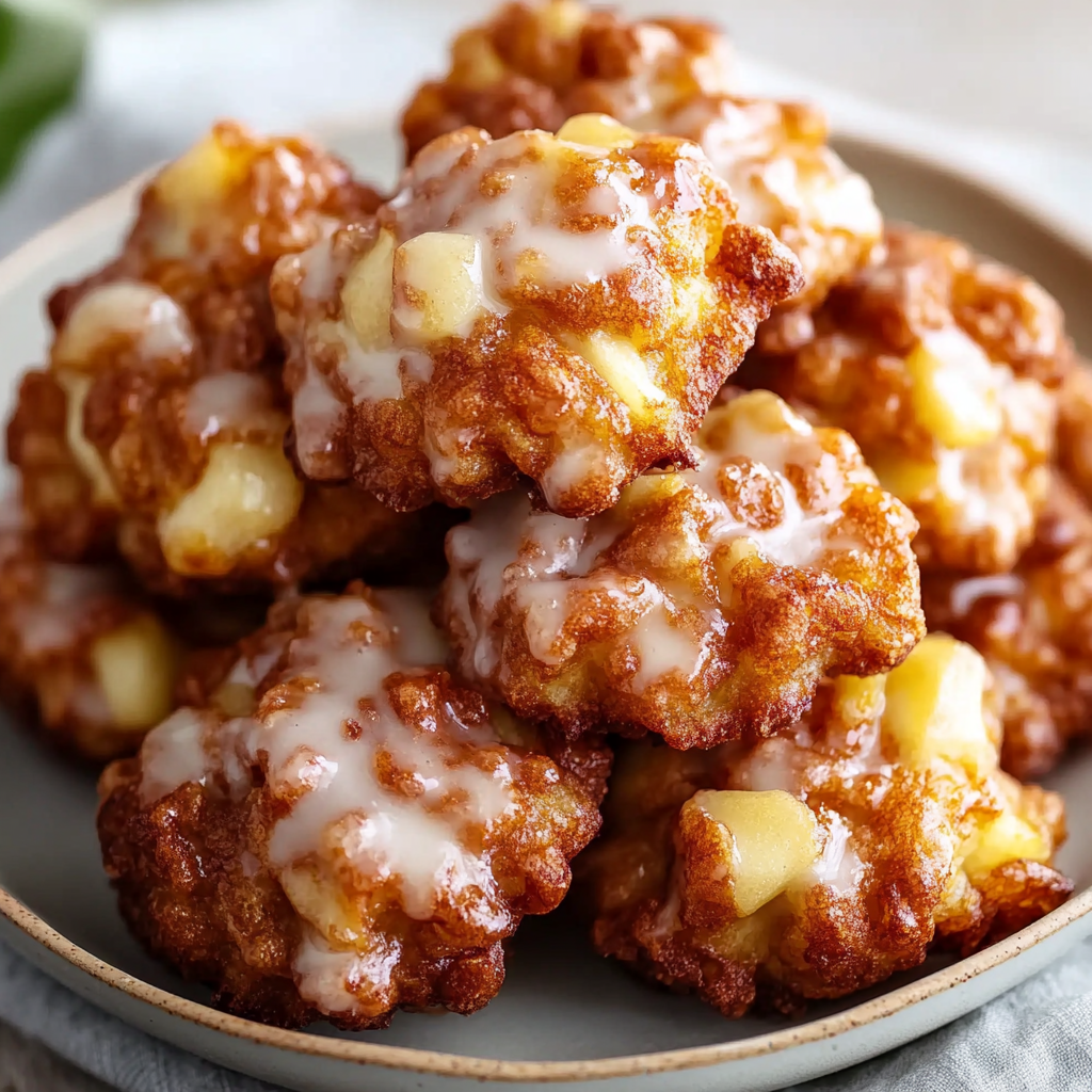 Recipe preparation for Air Fryer Apple Fritters
