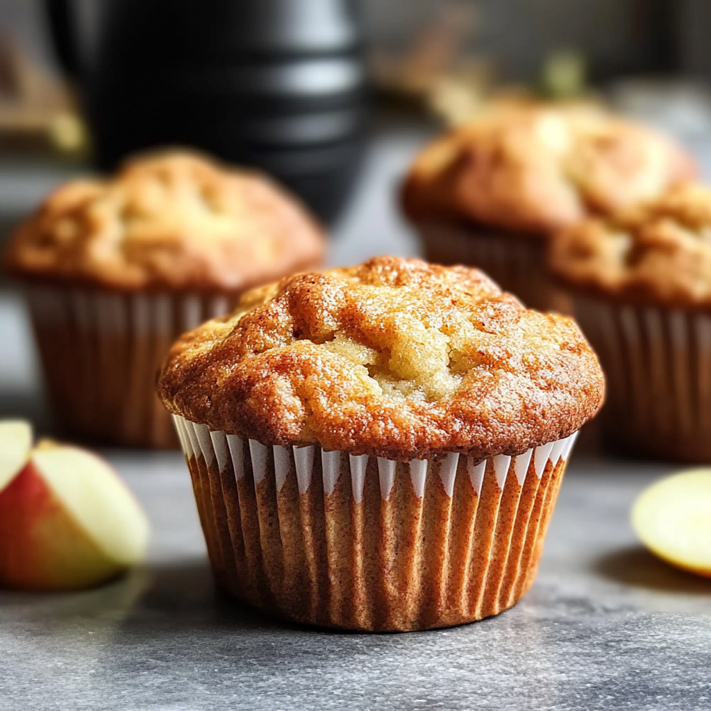 Recipe preparation for Apple Cinnamon Muffins