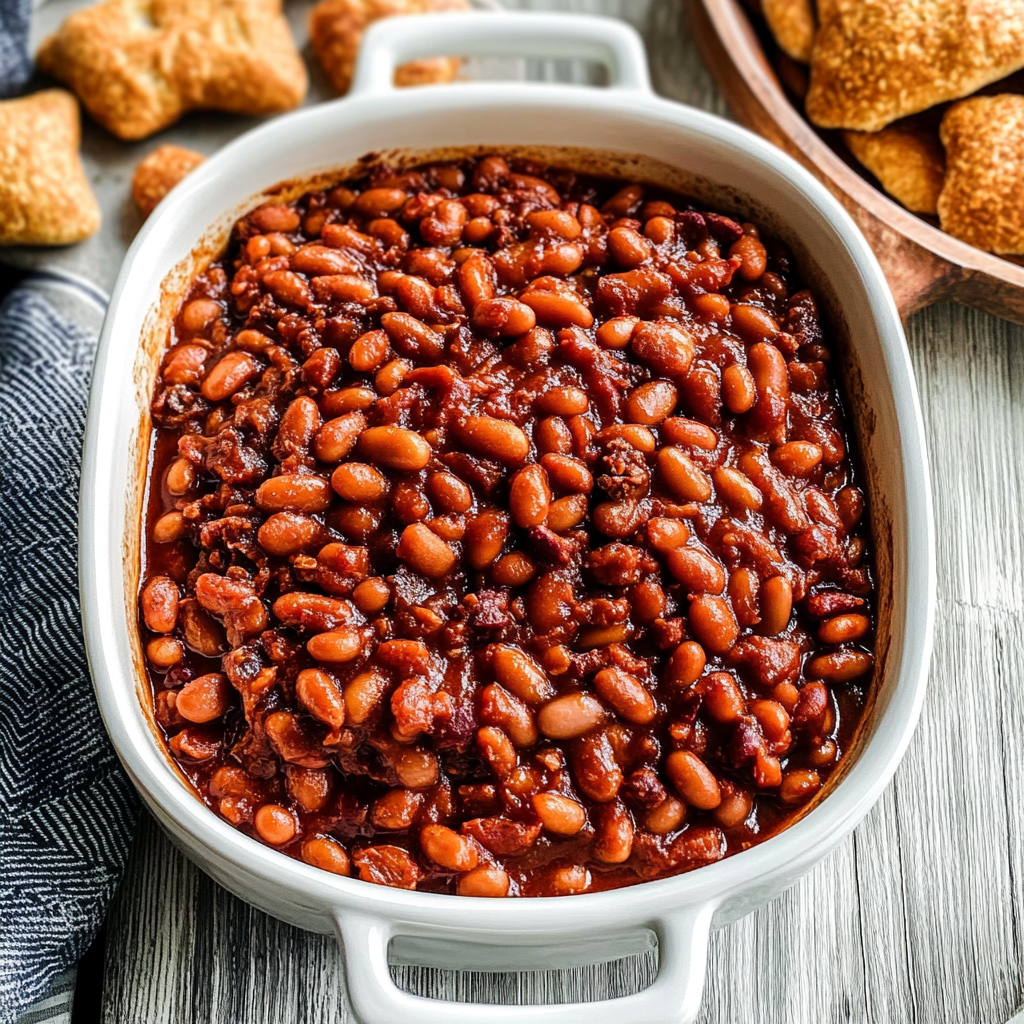 Recipe preparation for Baked Beans