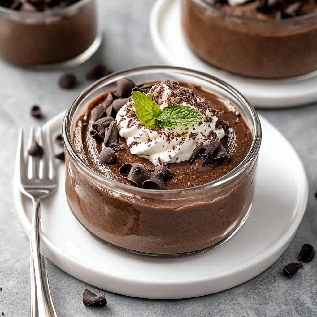 Recipe preparation for 10-Minute Chocolate Avocado Pudding