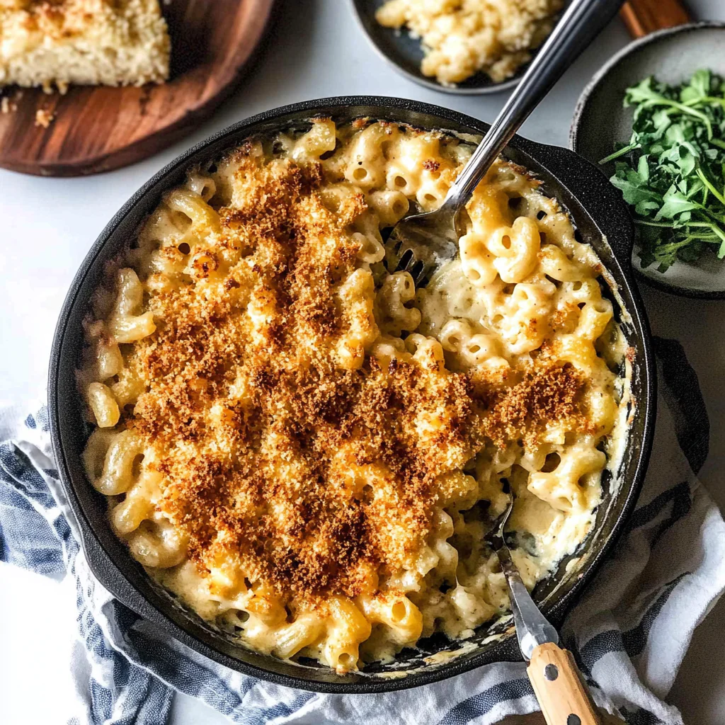 Recipe preparation for Baked Mac and Cheese Recipe