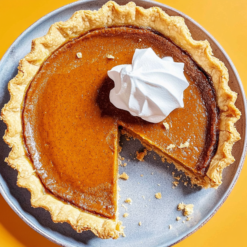 Recipe preparation for Vegan Pumpkin Pie