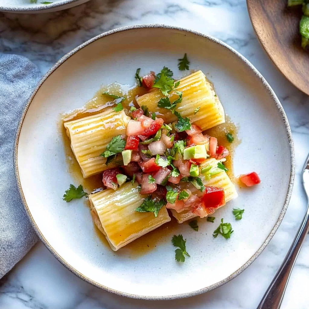 Recipe preparation for Mexican Tamales
