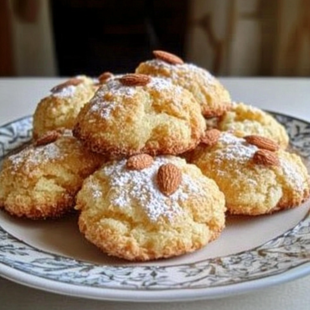 Recipe preparation for Almond Ricotta Cookies