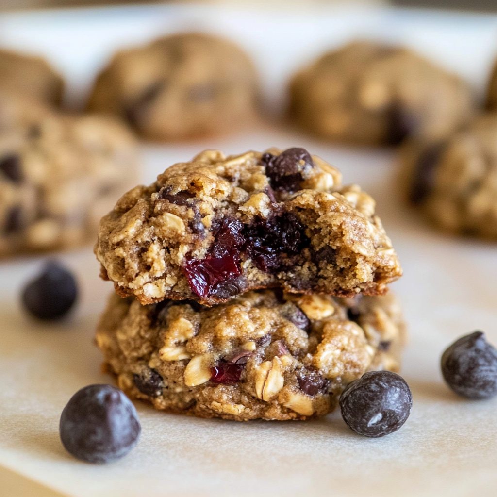 Recipe preparation for Healthy Oatmeal Cookies