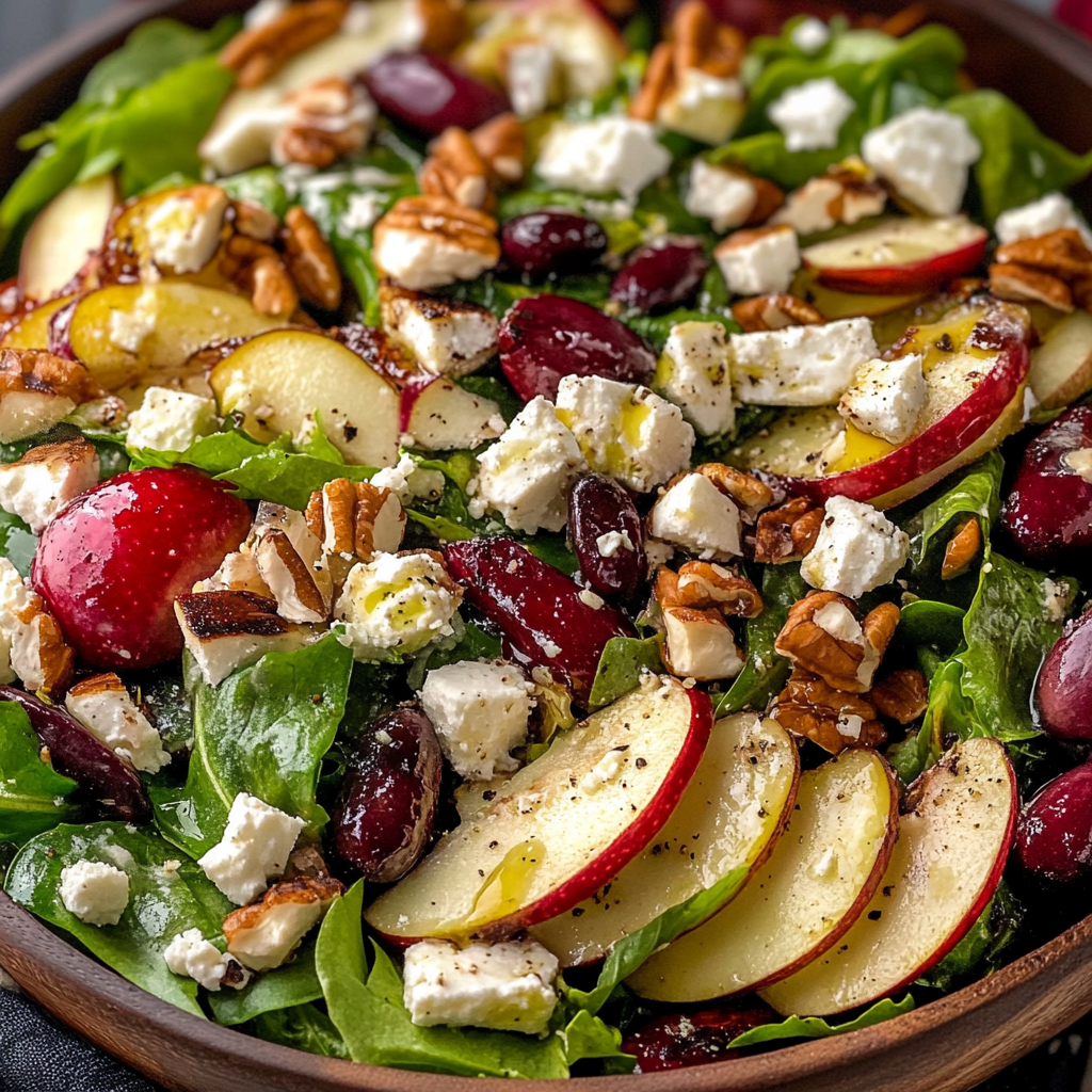 Recipe preparation for Apple and Feta Salad
