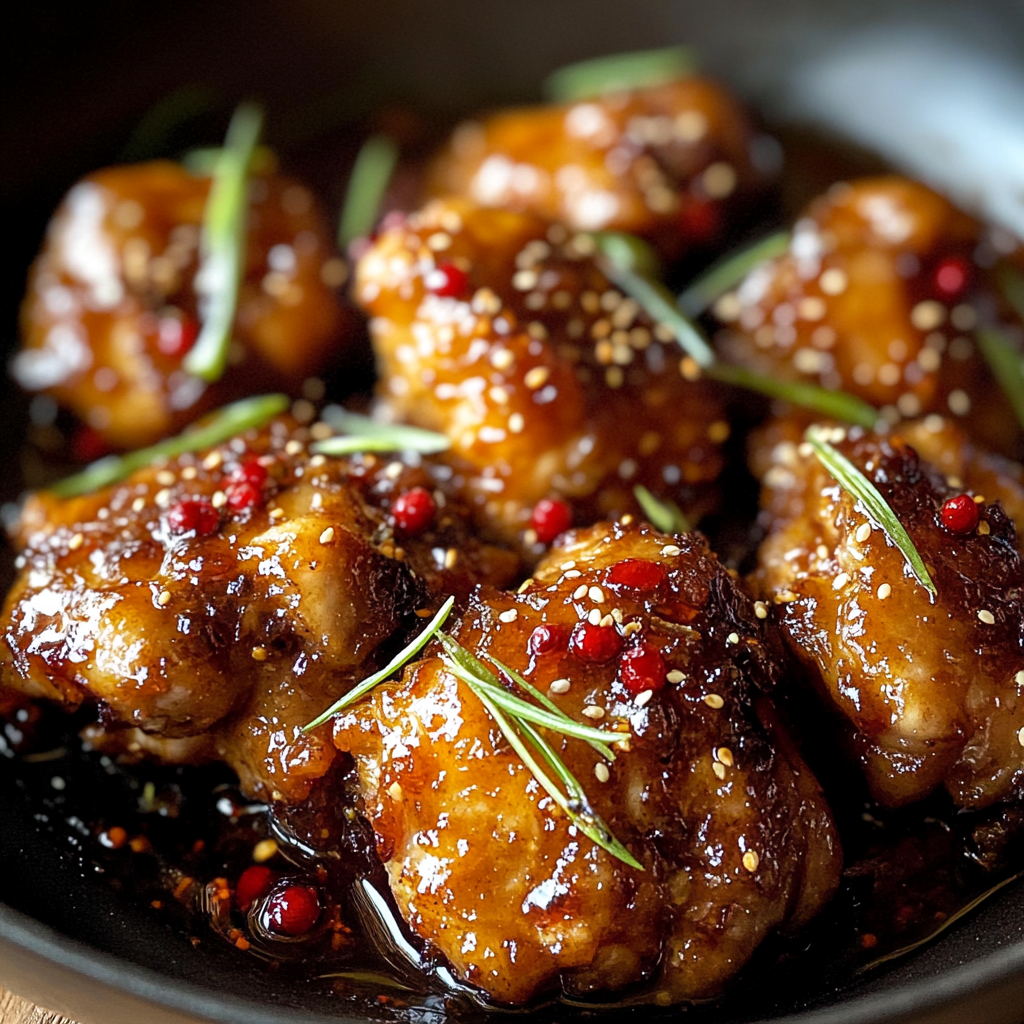 Recipe preparation for cooker teriyaki chicken with sticky