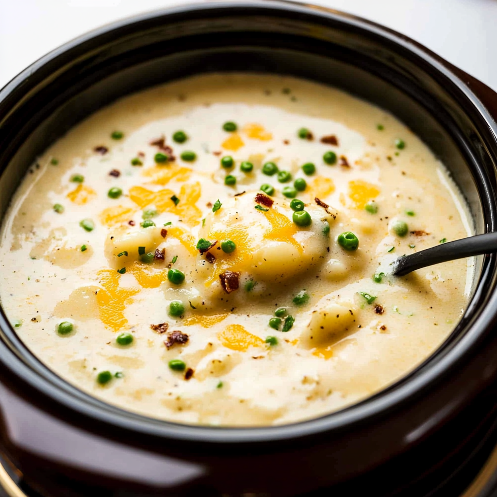 Recipe preparation for crock pot crack potato soup