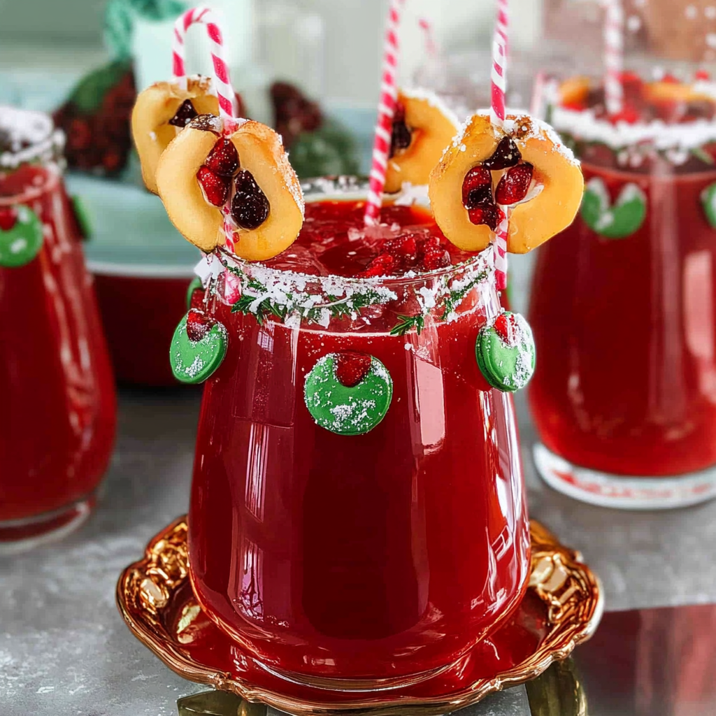 Recipe preparation for christmas punch