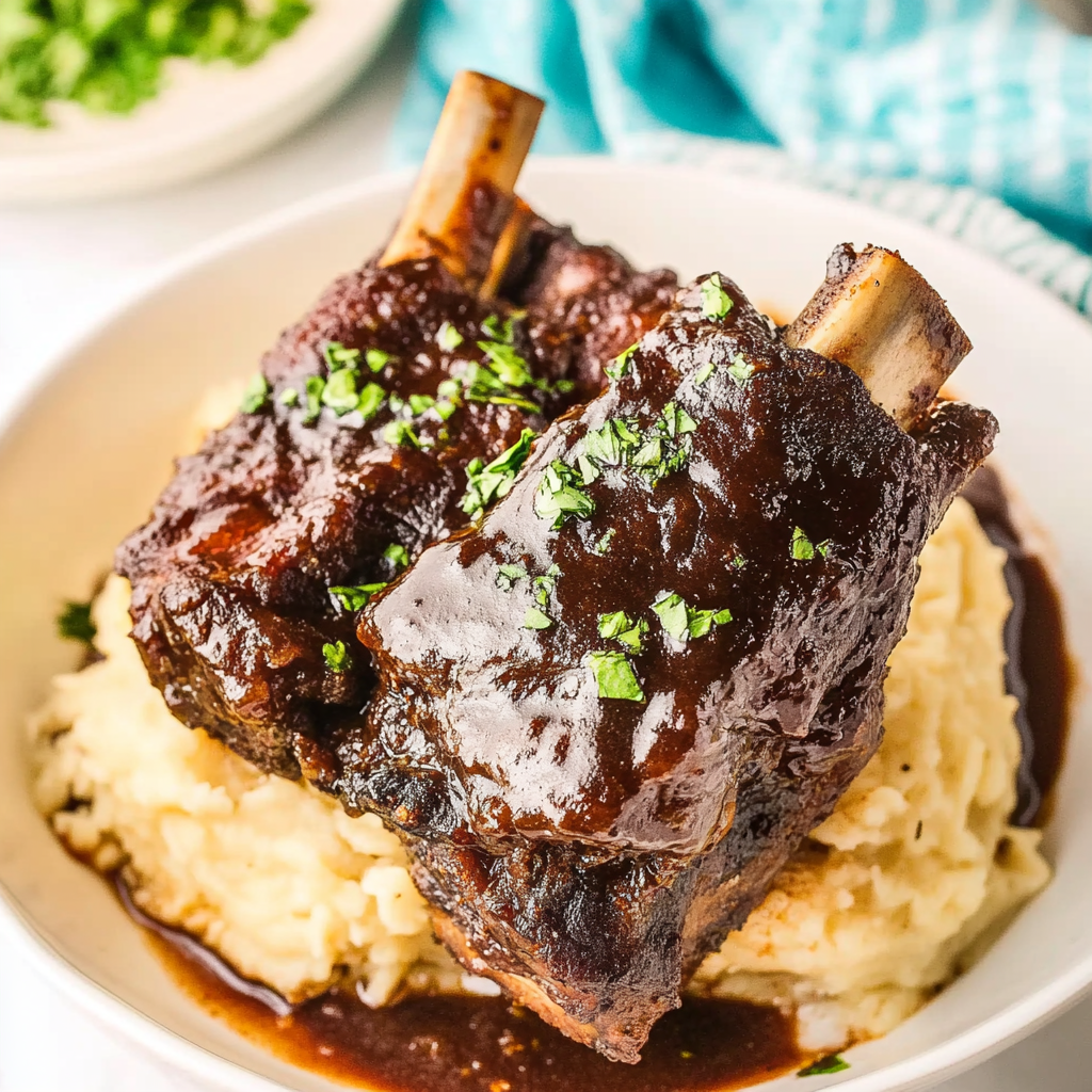 Recipe preparation for braised beef short ribs