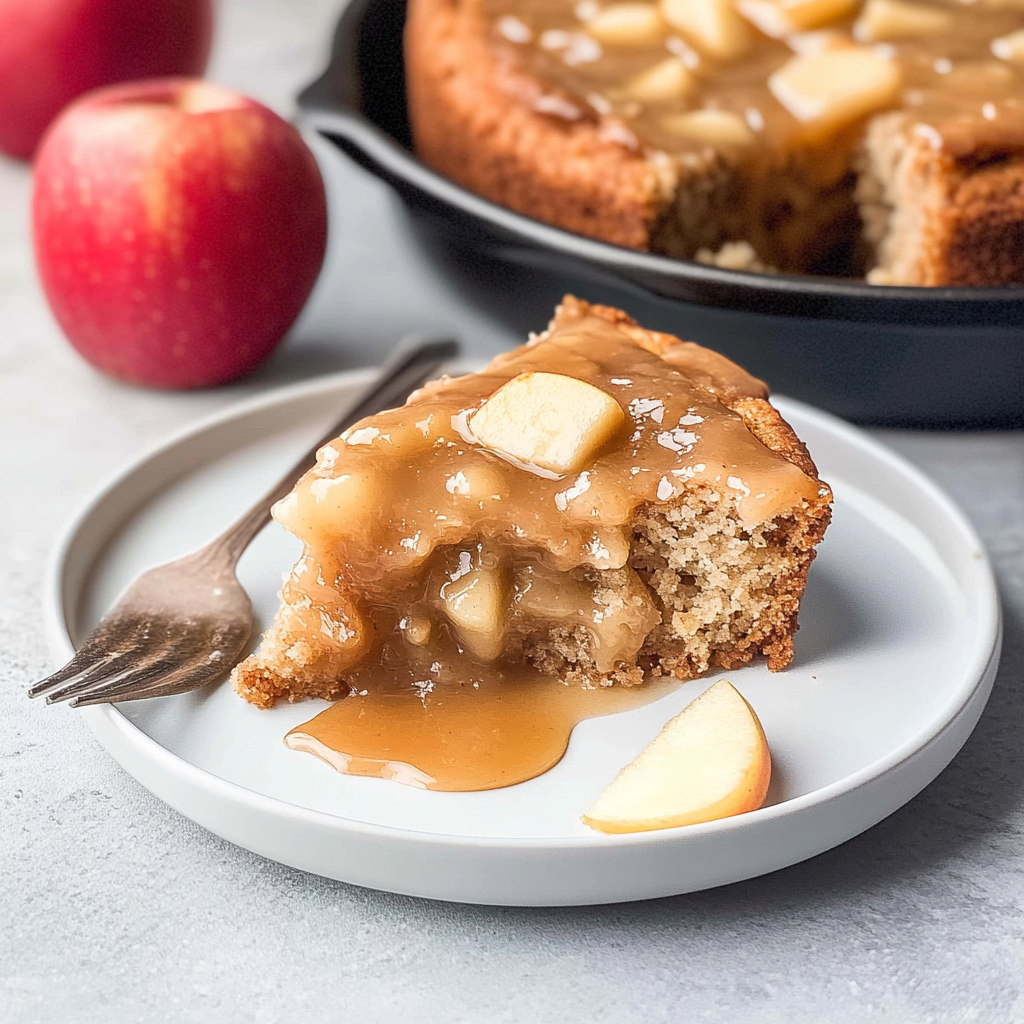 Recipe preparation for fresh apple cake