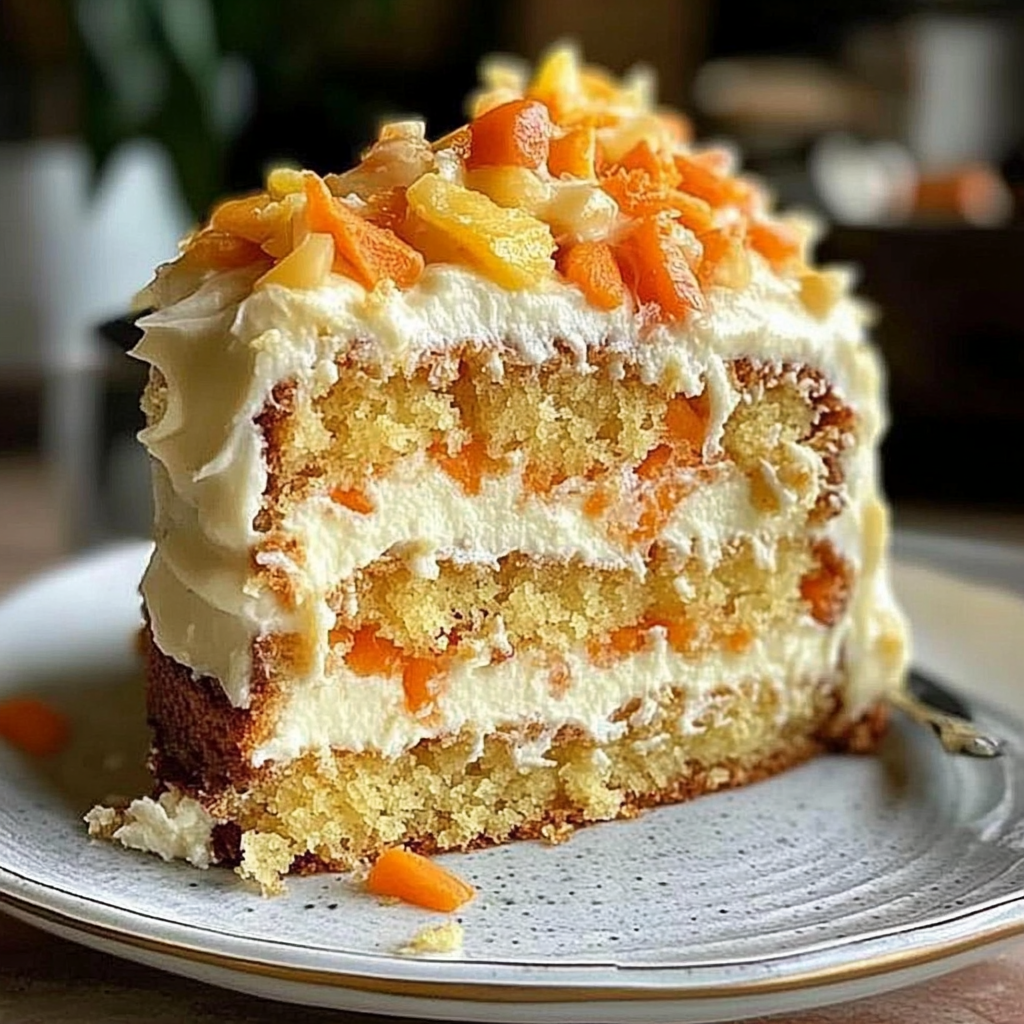 Recipe preparation for hawaiian carrot pineapple cake