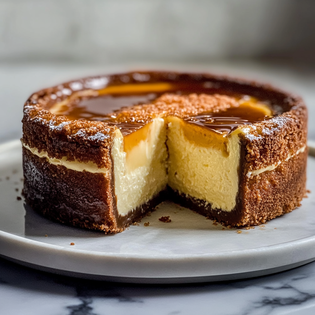 Recipe preparation for churro cheesecake for parties