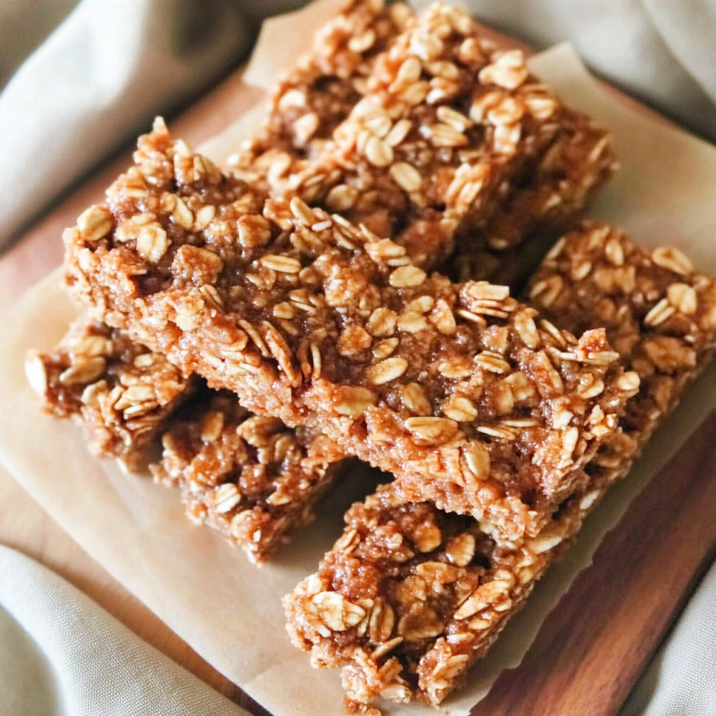 Recipe preparation for Maple Pecan Granola Bars