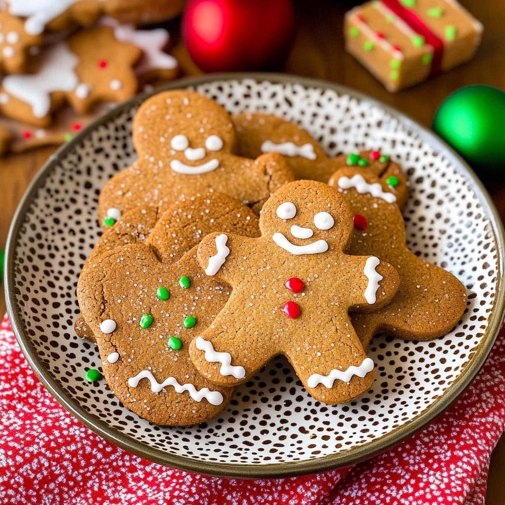 Recipe preparation for Holiday Gingerbread Cookies