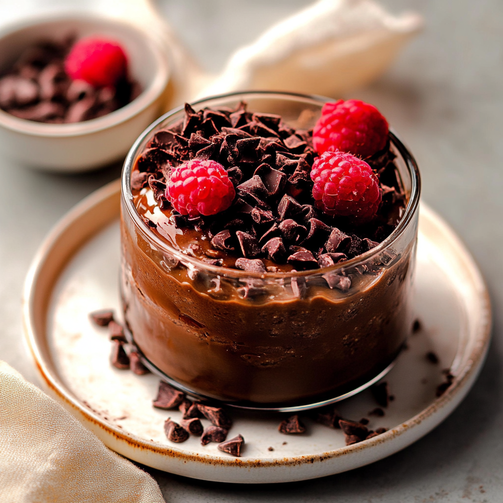 Recipe preparation for Vegan Chocolate Mousse