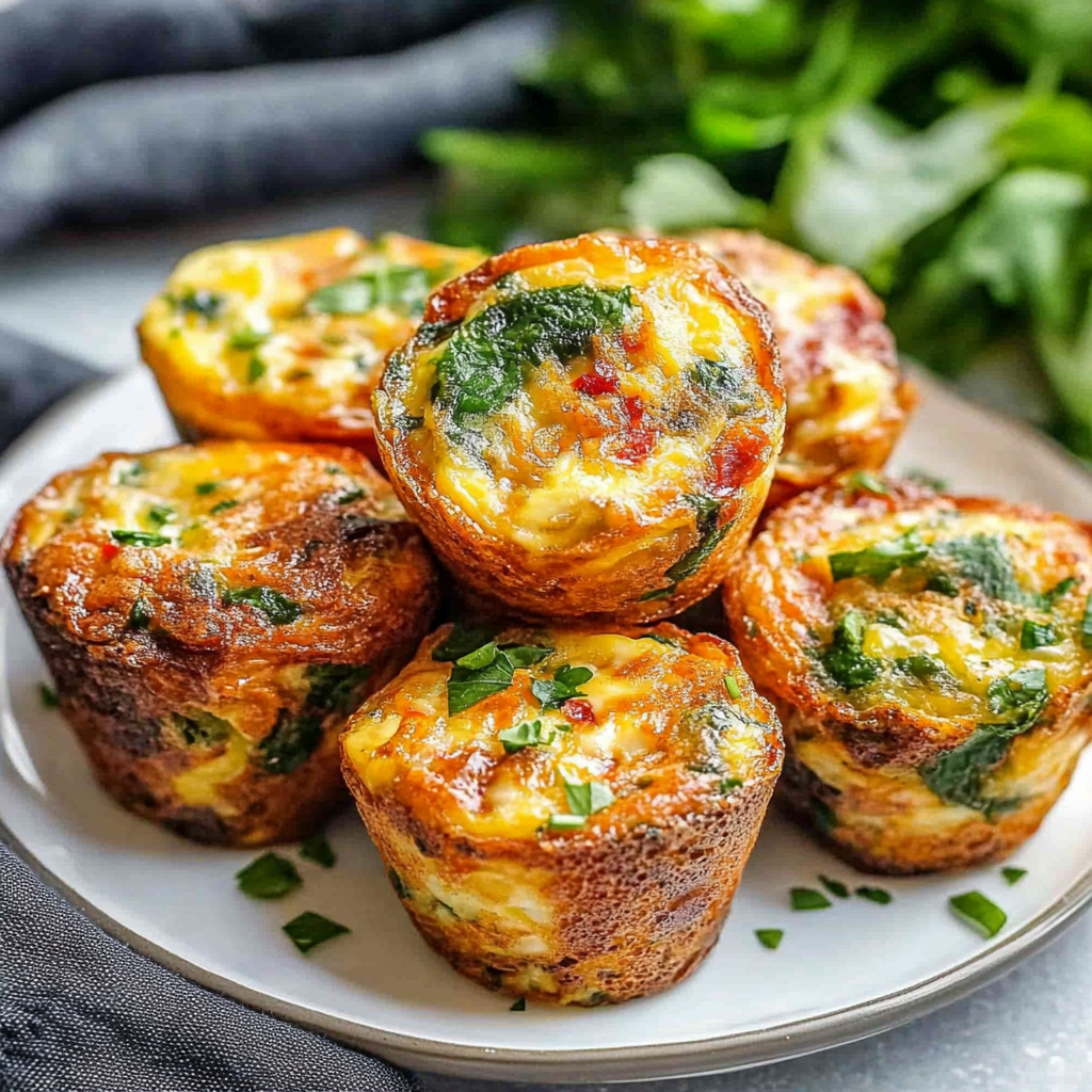 Recipe preparation for Breakfast Egg Muffins