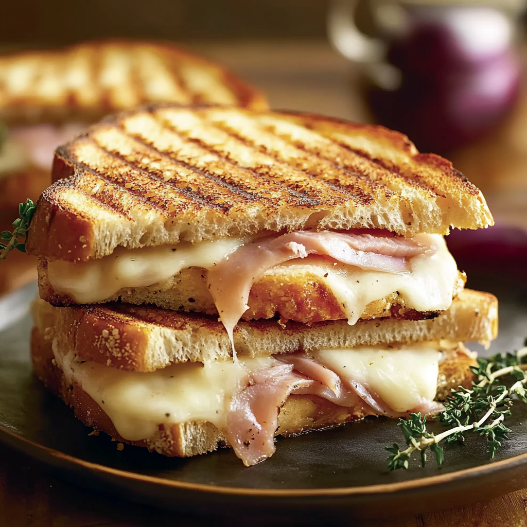 Recipe preparation for Turkey Dijon Melt Sandwiches
