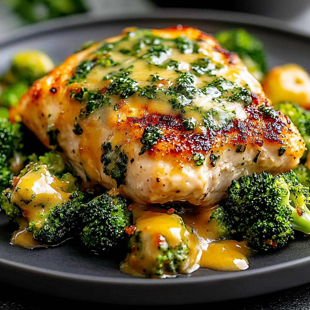 Recipe preparation for Stuffed Chicken With Broccoli