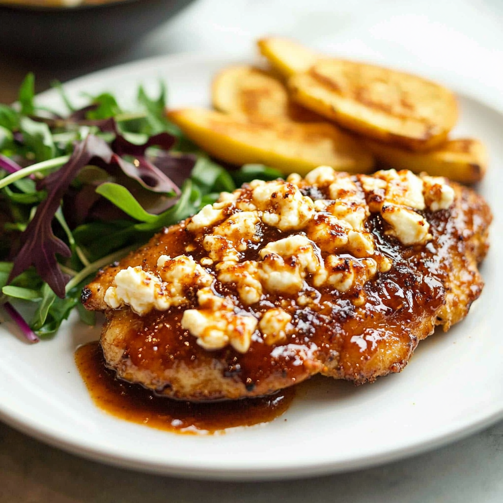 Recipe preparation for hot honey feta chicken