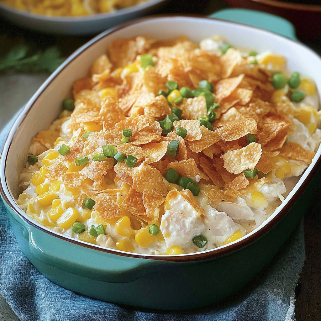 Recipe preparation for Creamy Chicken Salad Casserole