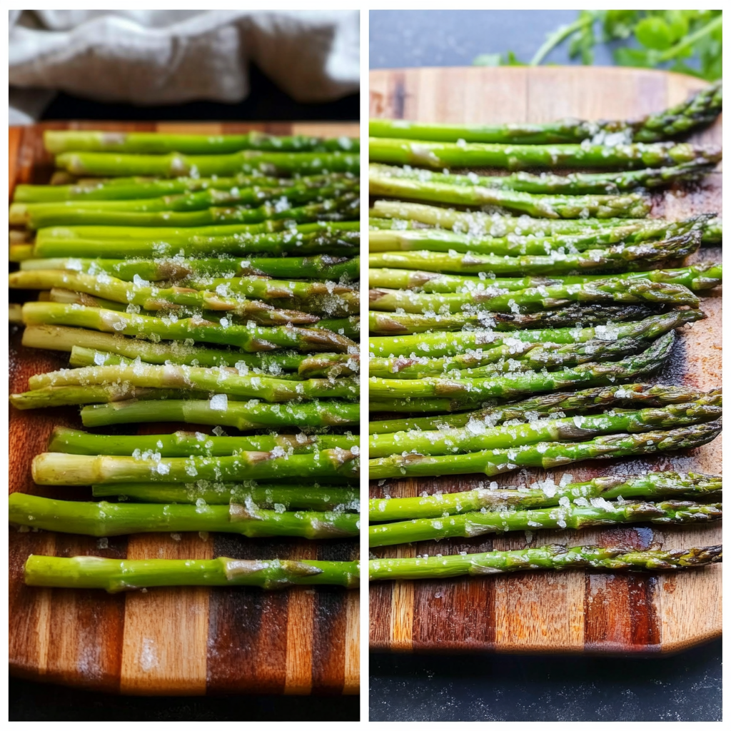 Recipe preparation for Roasted Asparagus