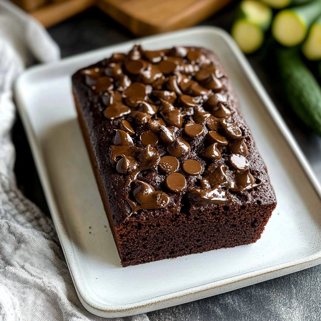 Recipe preparation for chocolate zucchini bread