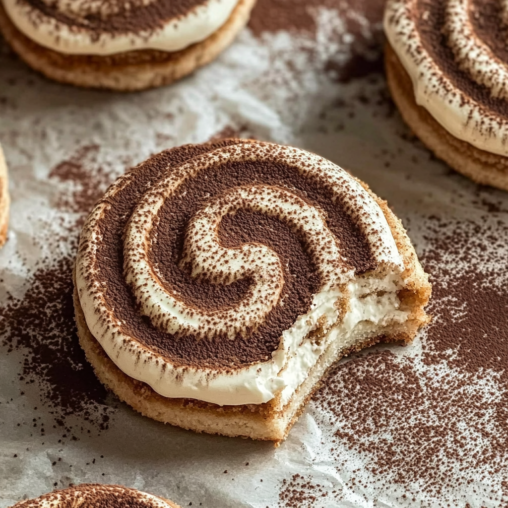 Recipe preparation for easy tiramisu cookies