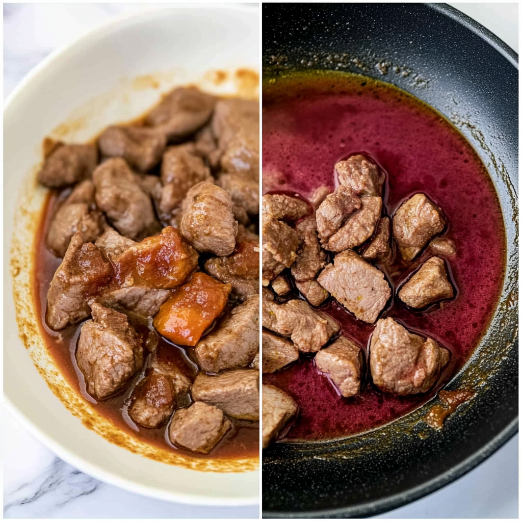 Recipe preparation for Beef Vegetable Soup