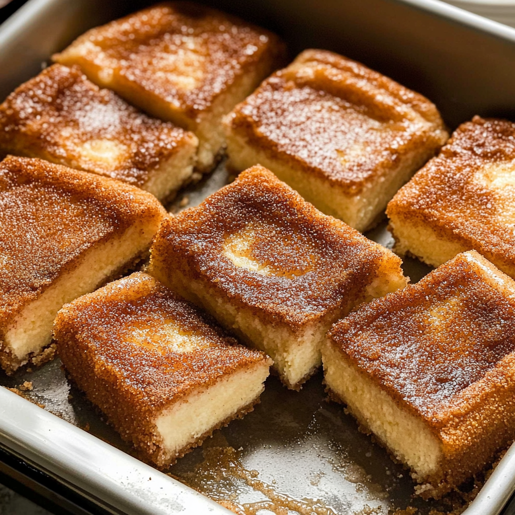 Recipe preparation for mini churro cheesecake bites with cinnamon sugar crust