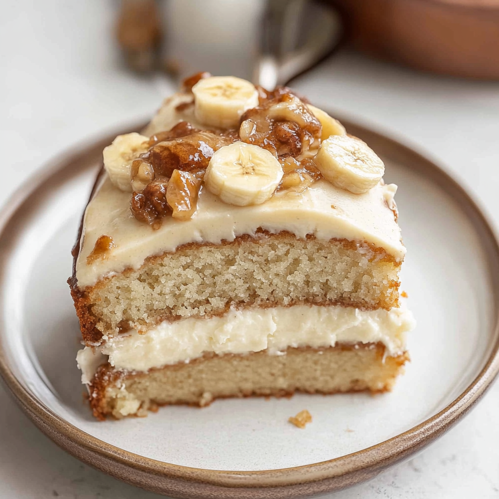 Recipe preparation for Moist Banana Cake