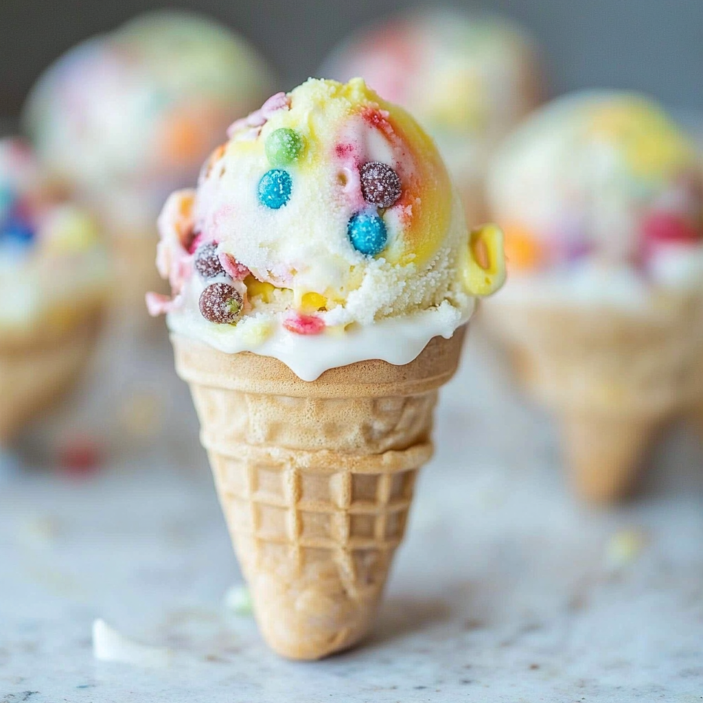 Recipe preparation for Charms Ice Cream