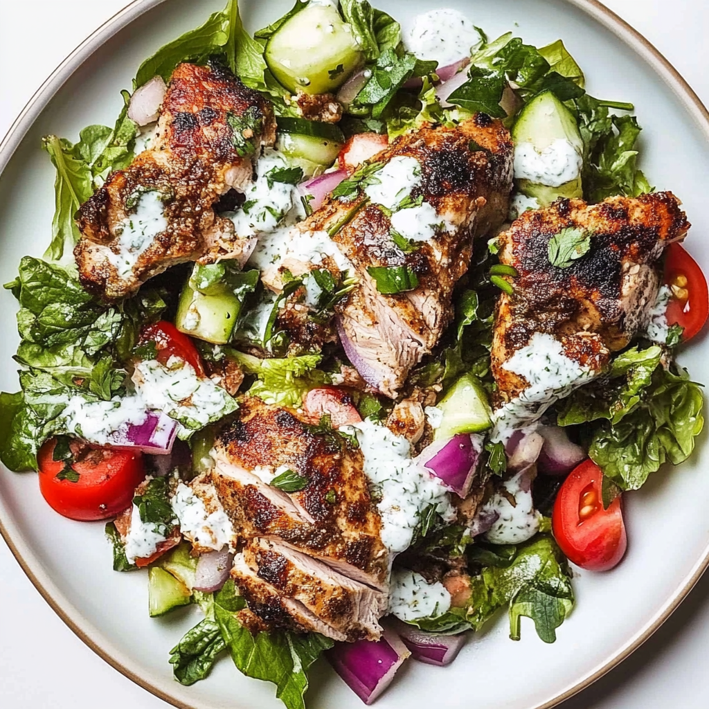 Recipe preparation for Spiced Chicken and Yogurt Salad