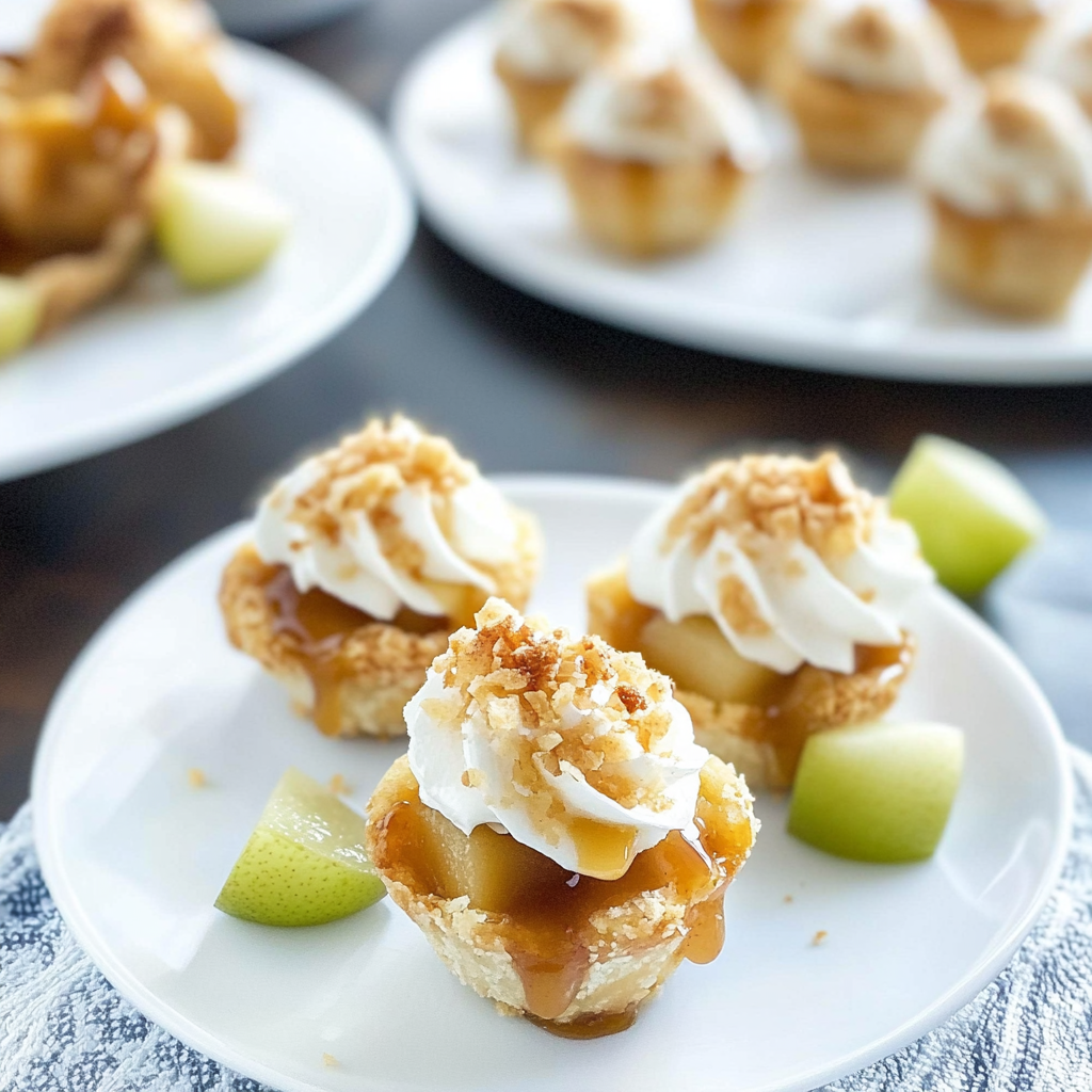 Recipe preparation for No Bake Apple Pie Bites