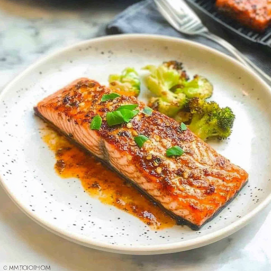 Recipe preparation for Baked Norwegian Salmon