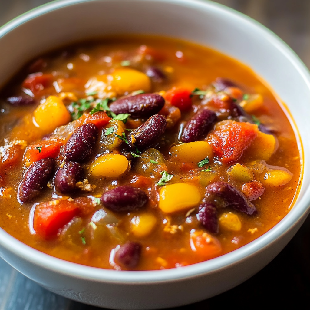 Recipe preparation for slow cooker chicken chili