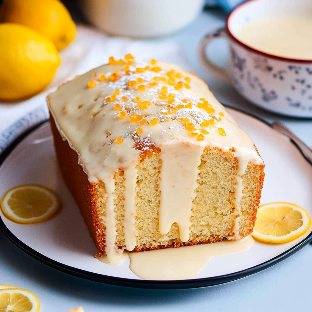 Recipe preparation for lemon loaf cake