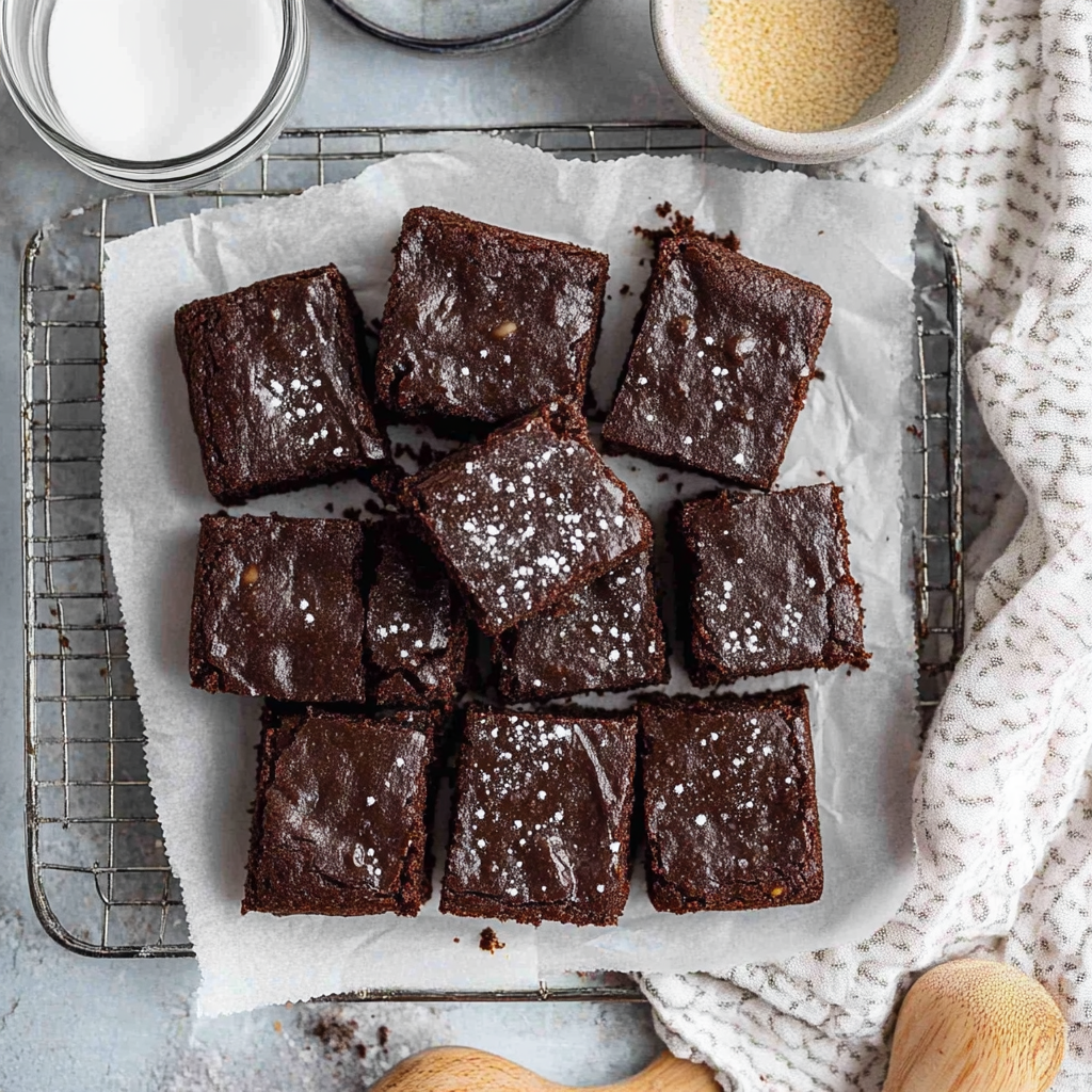 Recipe preparation for eggless brownies