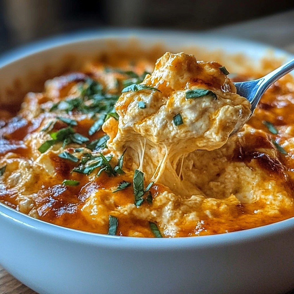 Recipe preparation for Crock Pot Buffalo Chicken Dip